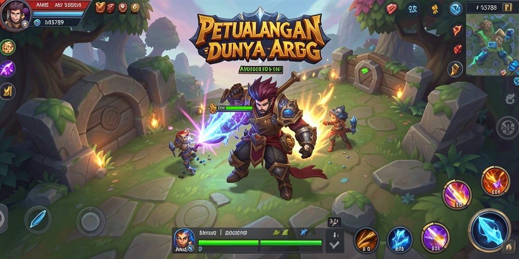 Gameplay ARPG yang mendebarkan dalam AMS789 dengan aksi pertarungan yang intens.