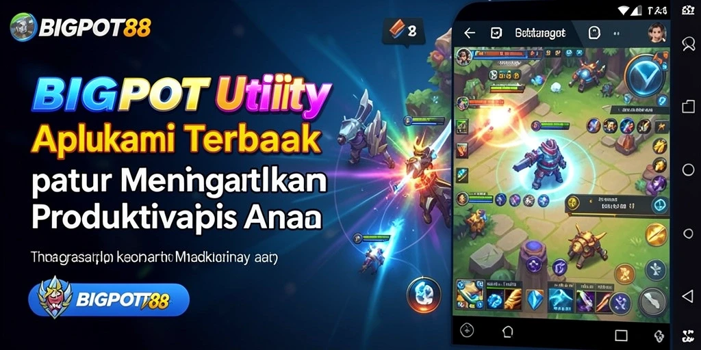 Tampilan antarmuka aplikasi BIGPOT88 yang menarik dan fungsional.