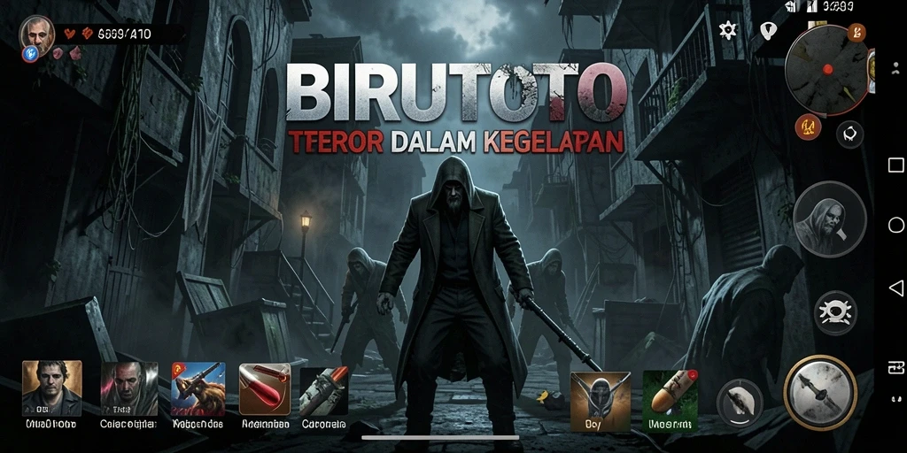 Gameplay BIRUTOTO yang menegangkan dan penuh misteri.