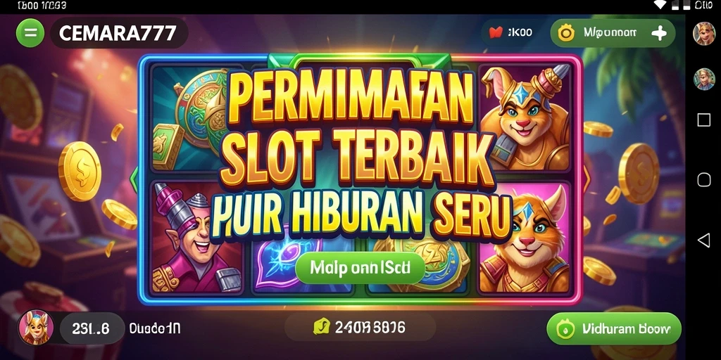 Tampilan menarik dari gameplay CEMARA777 dengan efek visual yang memukau.
