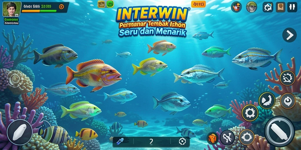 Gameplay seru Tembak Ikan di INTERWIN.
