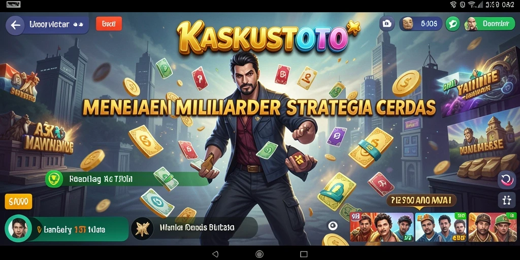 Tampilan gameplay seru KASKUSTOTO yang menggambarkan keseruan bermain Tycoon.