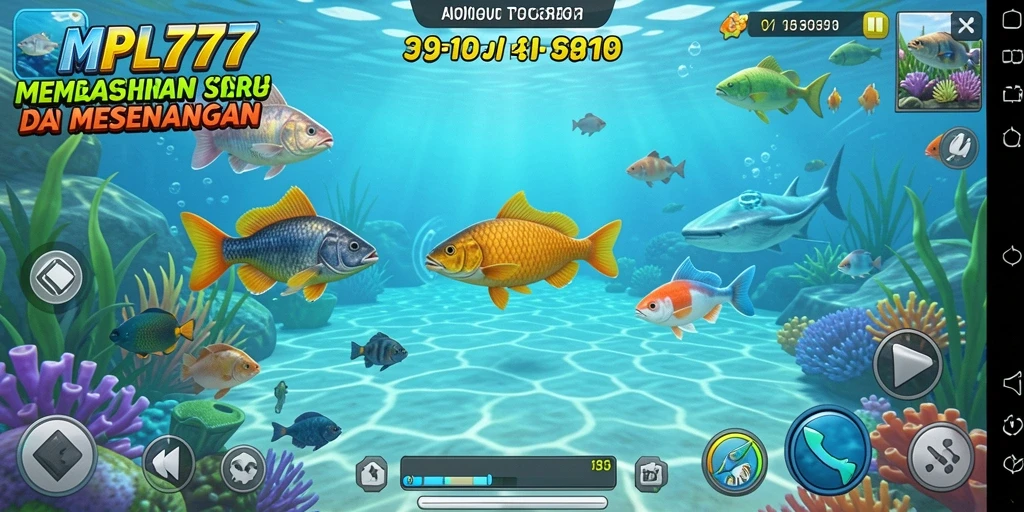 Tampilan gameplay <strong>MPL777</strong> yang mendebarkan saat menangkap ikan besar.