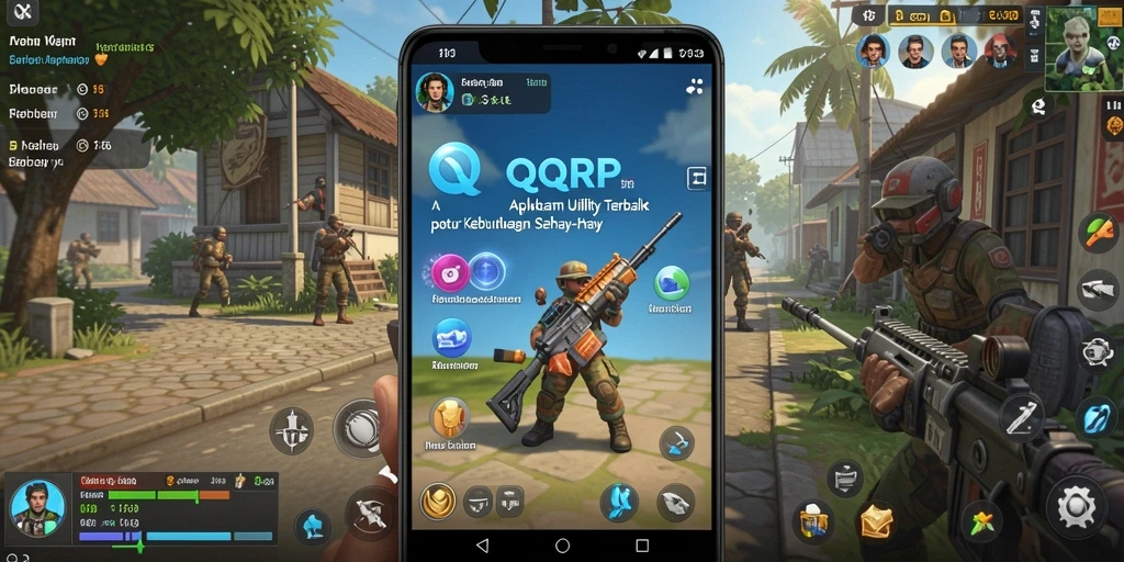 Screenshot utama QQRP menampilkan antarmuka aplikasi yang ramah pengguna.