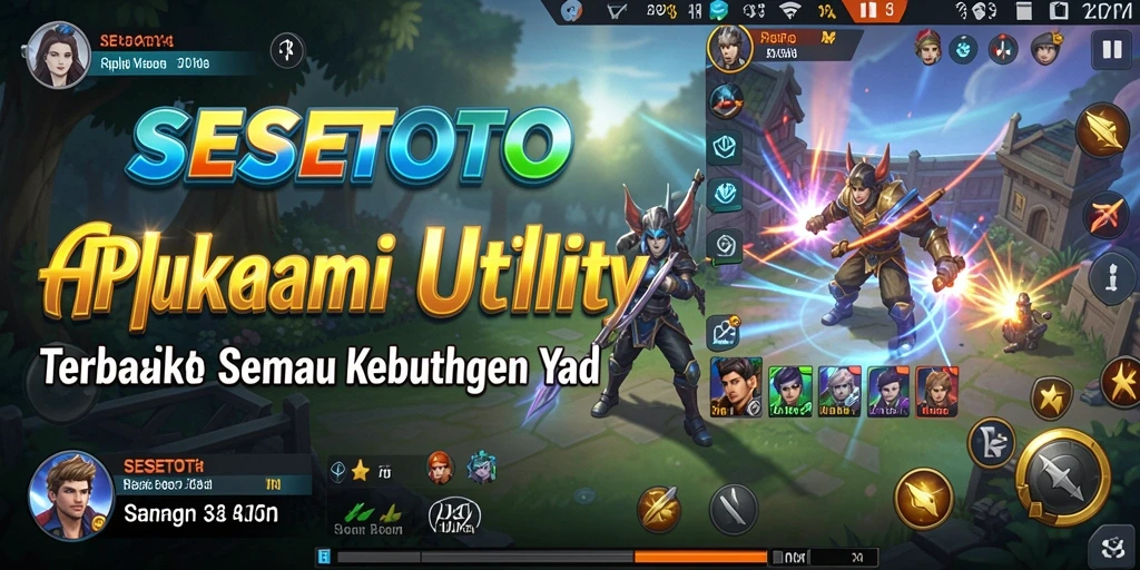 Screenshot aplikasi SESETOTO dengan tampilan antarmuka yang bersih dan fungsional.