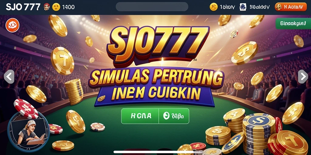 Tampilan gameplay menarik dari SJO777 yang memukau.