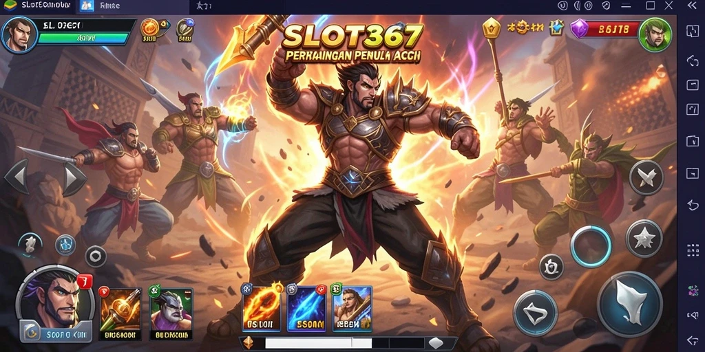 Gameplay SLOT367 yang seru dengan aksi pertarungan yang mendebarkan.