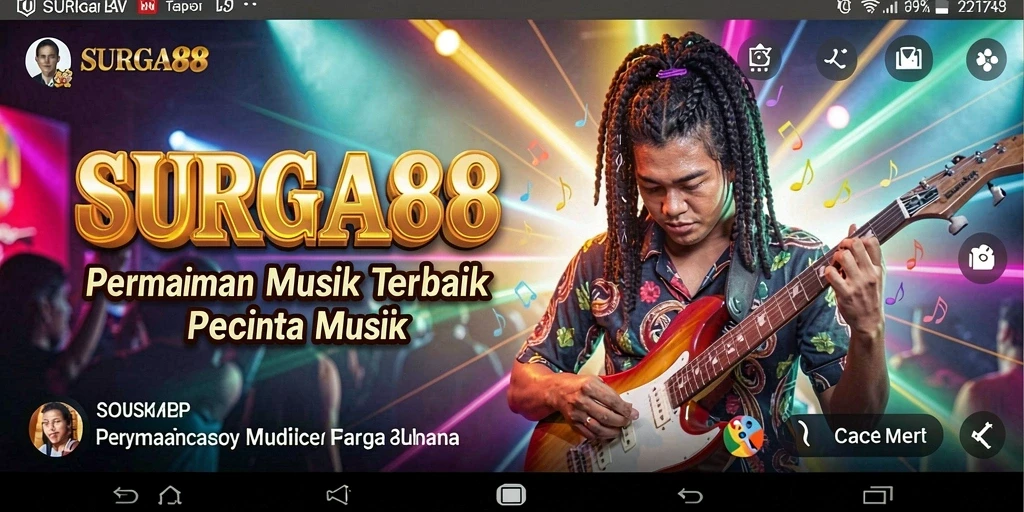 Tampilan menarik dari gameplay SURGA88 menghadirkan pengalaman musik yang interaktif.