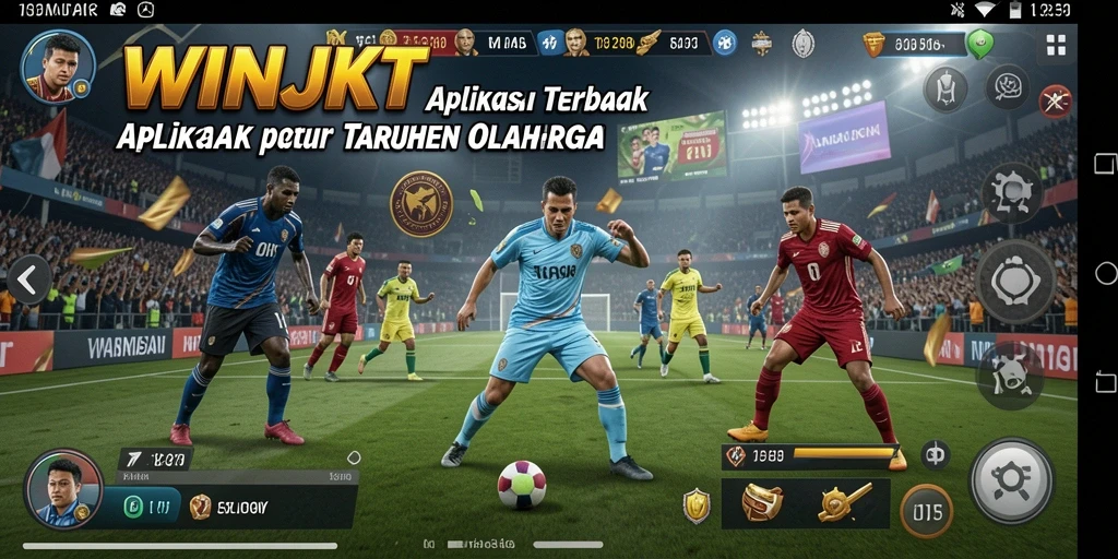 Gameplay mendebarkan dalam aplikasi WINJKT Sportsbook.